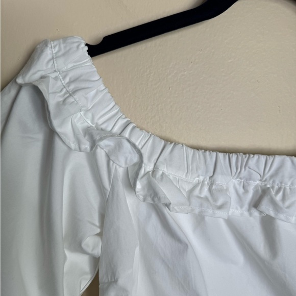 Ba&sh Pascal Off-the-Shoulder Top  Blouse White size Small - Picture 5 of 7